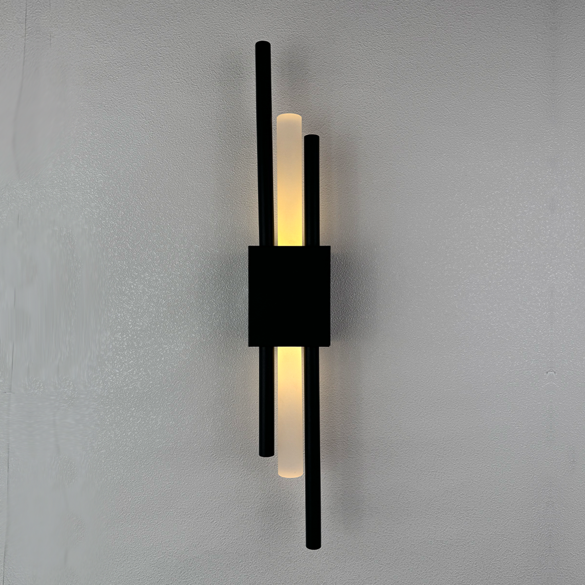 Glitch Wall Light • Black • Rechargeable Battery • 2 Pack