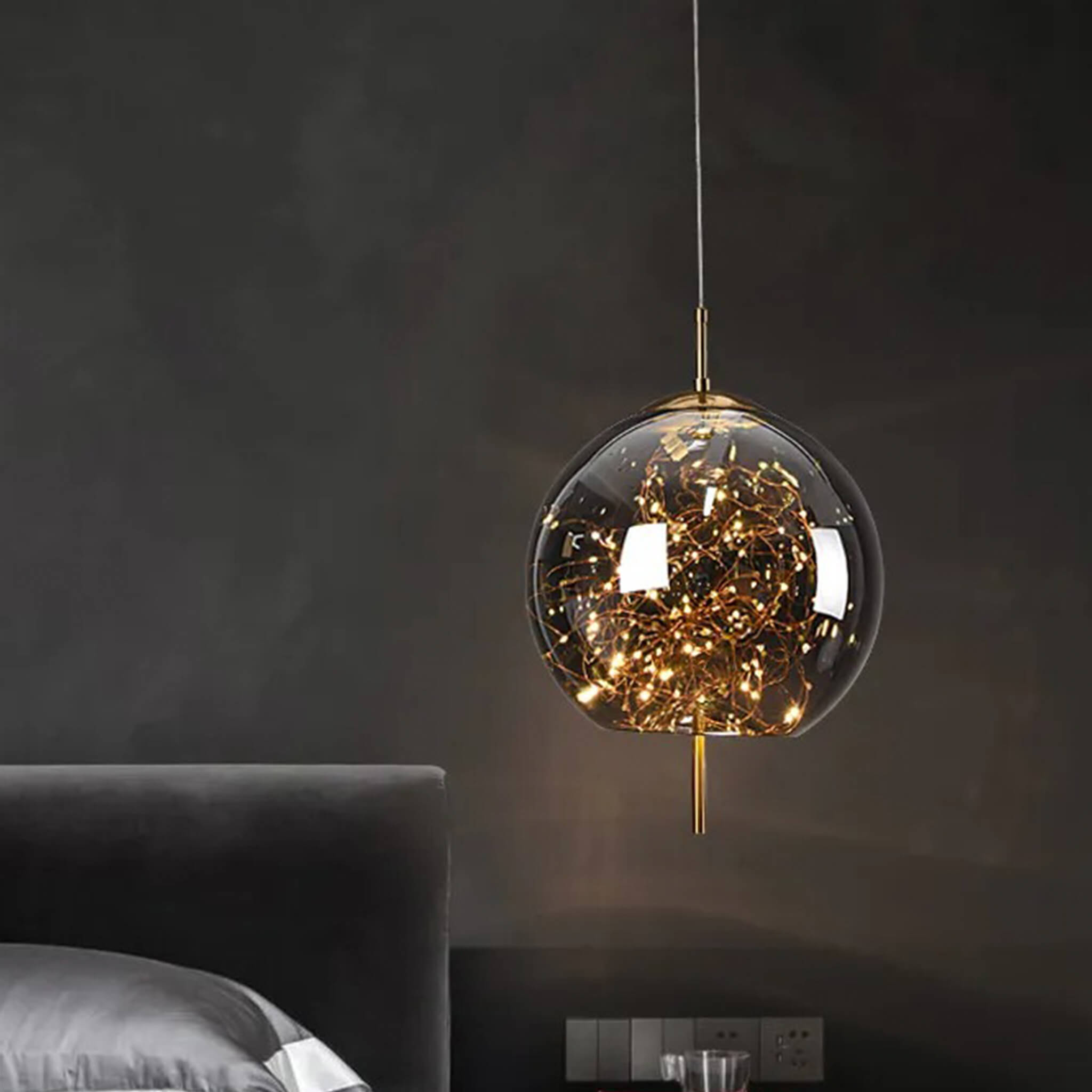 Cosmos • Oval • Smoke Gray - Warehouse Sale - Ceiling Lights - Haus of Interiors