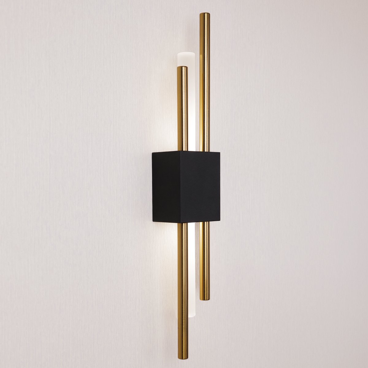 Glitch Wall Light • Black and Gold • Rechargeable Battery • 2 - Pack - 0 - Haus of Interiors