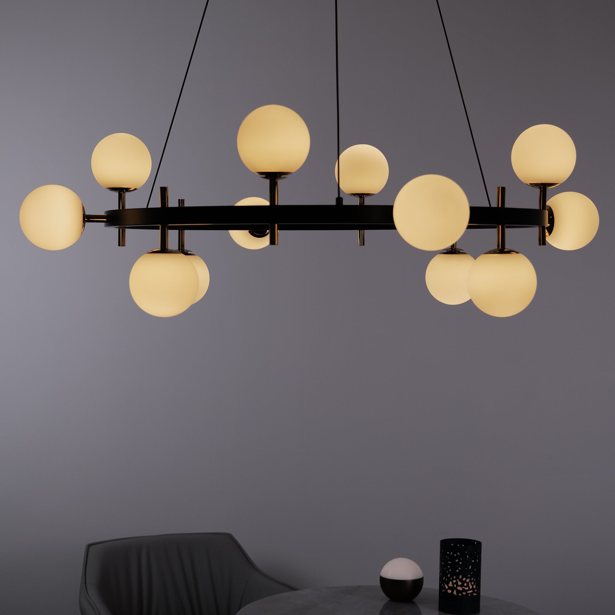 Kingsman Ceiling Chandelier - Ceiling Light - Haus of Interiors