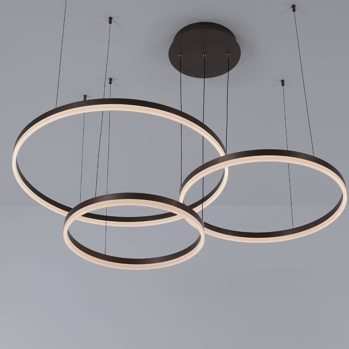 Nordic Rings • Brown • 60CM + 80CM + 100CM - Warehouse Sale - Chandelier - Haus of Interiors